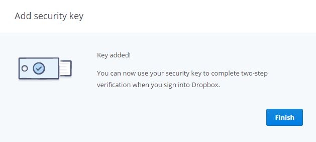 DropBox Add Key